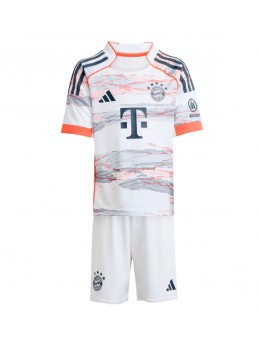Bayern Munich Replika Borta Kläder Barn 2025-26 Kortärmad (+ byxor)